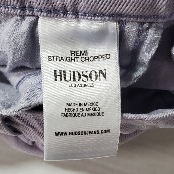 HUDSON REMI straight cropped Lilac Womens‎ Size 25 Jeans - Picture 6 of 11